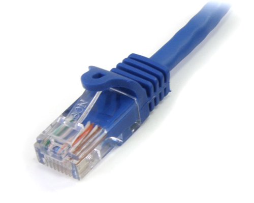 6 ft Blue Snagless Cat5 UTP Patch Cable - Image 2