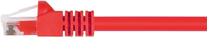 Monoprice Cat5e 14ft Red Patch Cable UTP 24AWG 350MHz Pure Bare Copper Snagless - Image 2