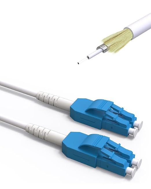 LC-LC Singlemode Armored Fiber Optic Patch Cable, OS2 Uniboot LC to LC Fiber - Image 8