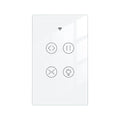 MOES 2.4GHz WiFi RF Smart Curtain Light Touch Switch Glass Panel Backlight by MOES