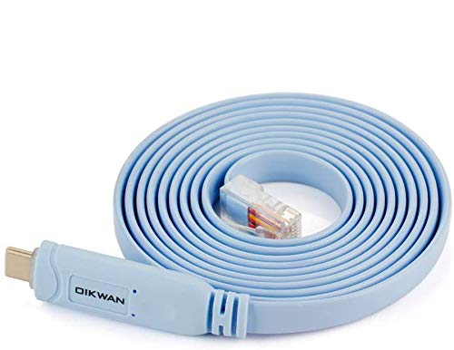 USB-C Cisco Console Cable, OIKWAN 6ft USB Type C to RJ45 Serial Adapter - Image 9