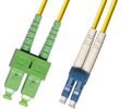 100M - Singlemode Duplex Fiber Optic Cable - LC/UPC to SC/APC by UltraSpecCables