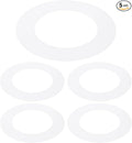 PATIKIL 3" ID 4.7" OD Plastic Trim Ring, Translucent Matte White by PATIKIL
