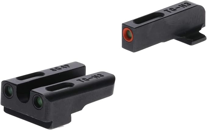 Truglo TFX PRO Handgun Sight, Glowing Shock Proof Tritium and Fiber Optic Night by TruGloInc-Sports