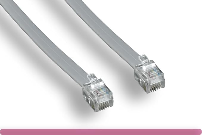 RiteAV - 15FT RJ12/M to RJ12/M 6P6C Straight by RiteAV