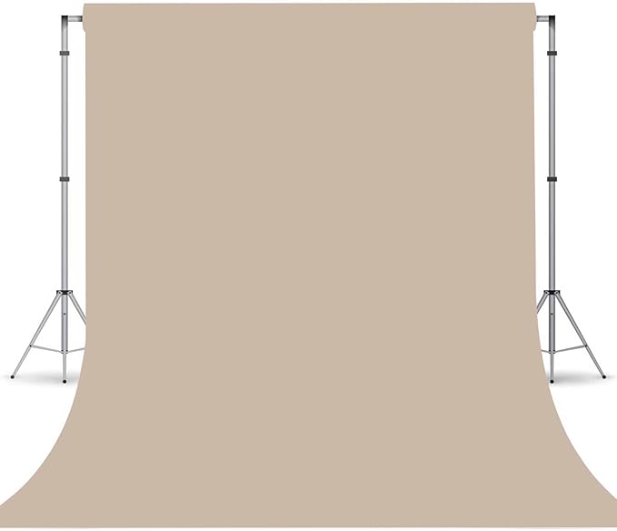 Beige Photo Backdrop, Photo Booth Portrait Photography Backdrops, Studio Beige by TERSUM