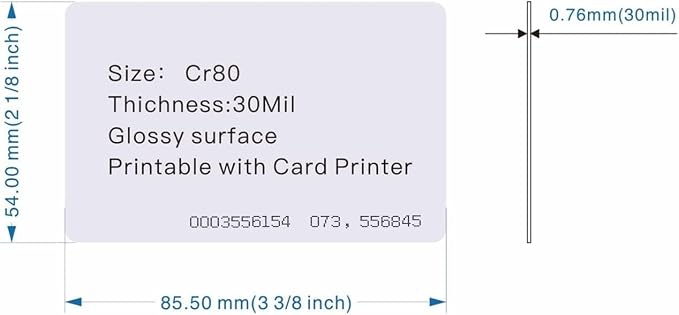 100pack Contactless 125kHz RFID Proximity ID Cards IC Smart Intelligent Card - Image 3