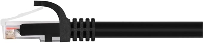 Monoprice Cat5e 75ft Black Patch Cable UTP 24AWG 350MHz Pure Bare Copper - Image 2
