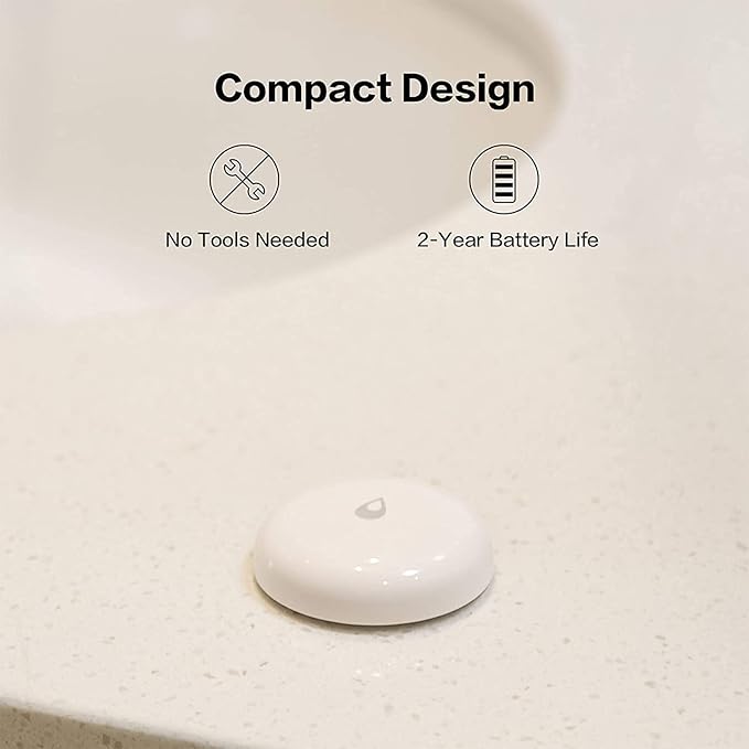 Aqara Water Leak Sensor 3 Pack & Zigbee Hub Kits, Zigbee Wireless Water Leak - Image 3