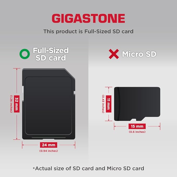 【5-Years Data Recovery】 GIGASTONE 16GB SD Card 5-Pack, Camera Pro, UHS-I A1 V10 - Image 2