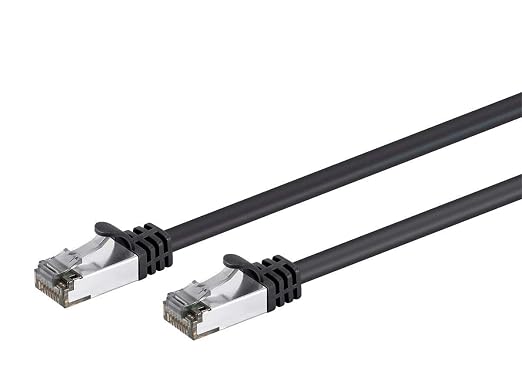 Monoprice Cat8 2ft Black Patch Cable Double Shielded 26AWG 2GHz 40G Pure Bare - Image 2
