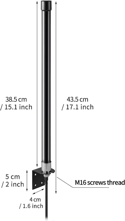 10dBi Long Range Dual Band WiFi 2.4GHz 5GHz Fiberglass Antenna - Image 2