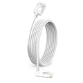 Flexible Cat 6 Ethernet Cable 270 °Upward Angle 6.6 Feet, Ultra Thin & Slim by DUTEVOLNS