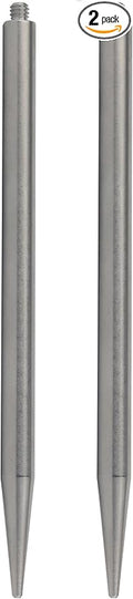 Camera Ground Spike for Monopod Selfie Stick, 1/4-20 Screw Staniless Steel by Rigdance