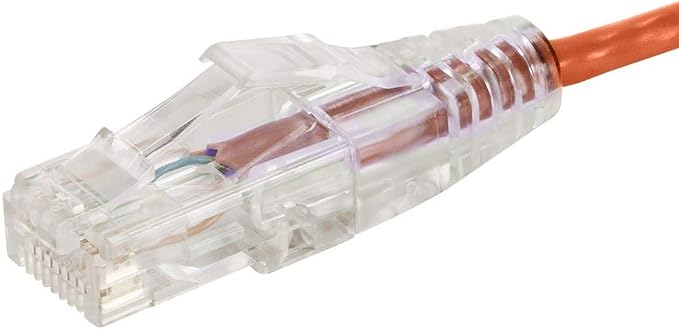 Monoprice Cat6 10ft Orange Component Level Patch Cable UTP 28AWG 550MHz Pure - Image 3
