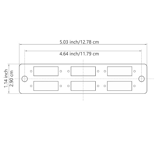 LC/UPC Fiber Patch Panel, 6 Singlemode Blue 4 Channels LC Adapters, 24 Fiber - Image 7