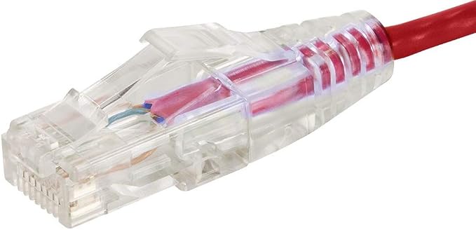Monoprice Cat6 14ft Red Component Level Patch Cable UTP 28AWG 550MHz Pure Bare - Image 3