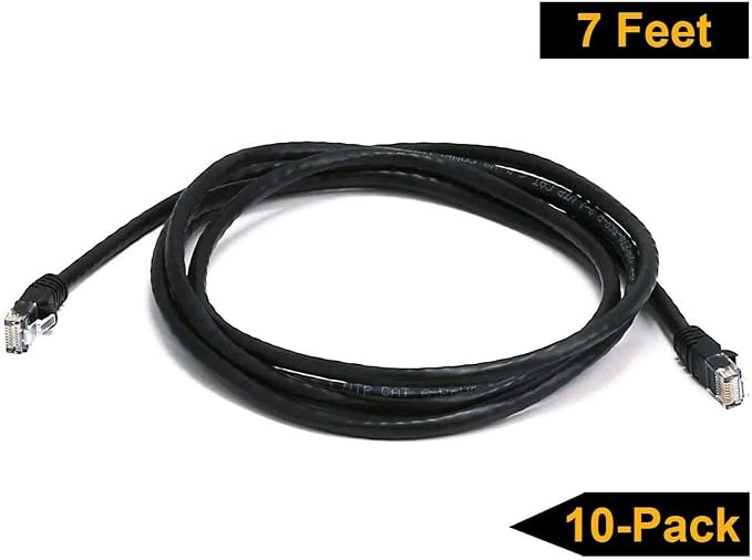 iMBAPrice 3' Cat5e Network Ethernet Patch Cable, 10 Pack - Image 4