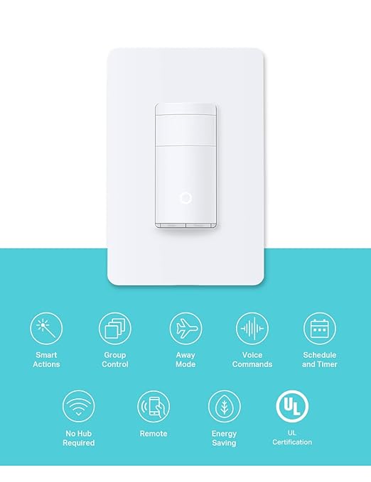 Kasa Smart WiFi Motion Sensor Switch, Single Pole, Needs Neutral Wire, 2.4GHz - Image 2
