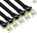 Yauhody CAT8 Ethernet Cable, 3ft 5 Pack Flat CAT8 Patch Cord, Faster Than by Yauhody