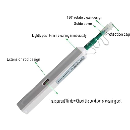 Fiber Optic Connector Cleaning Pen, SC/APC and FC/APC, 800+ Clean Times - Image 2