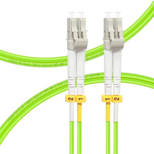 FLYPROFiber- 2M/7ft OM5 LC to LC Fiber Patch Cable, Length Options: 0.2m-20m by FLYPROFiber