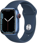 Apple Watch Series 7 Blue Aluminum Case by Amazon+Renewed