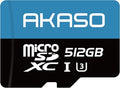 AKASO 512GB microSDXC U3 Memory Card by AKASO