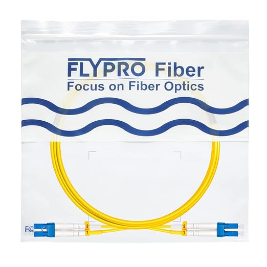FLYPROFiber- 3M/10ft OS2 LC to LC Fiber Patch Cable, Length Options: 0.2m-200m - Image 7