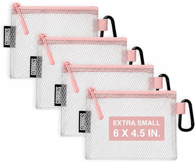 GOBAGS Air Production Extra Small Clear Zipper Pouch – Cable Organizer & Travel by Unknown