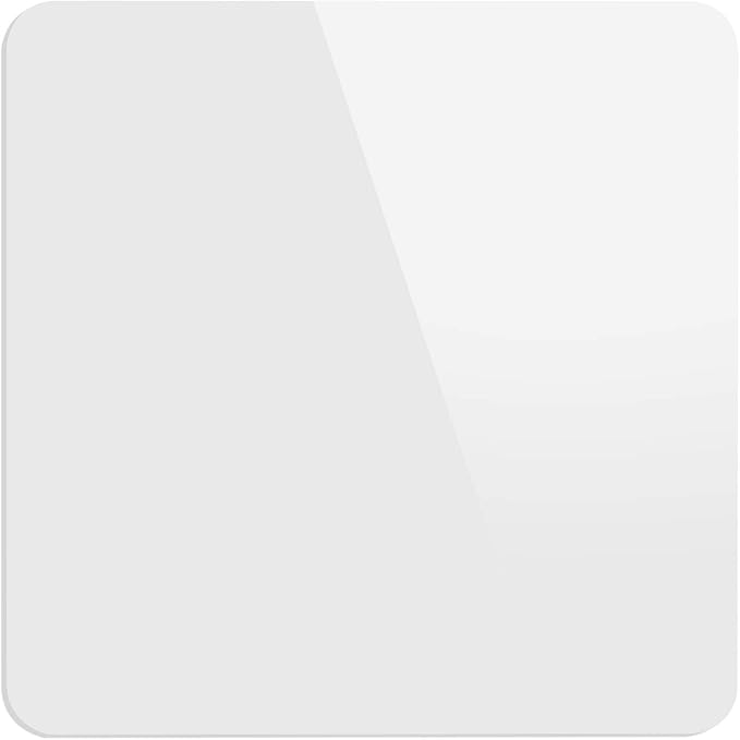 KINJOEK 12 x 12 Inch 30x30CM Acrylic White Reflective Display Table Riser by KINJOEK