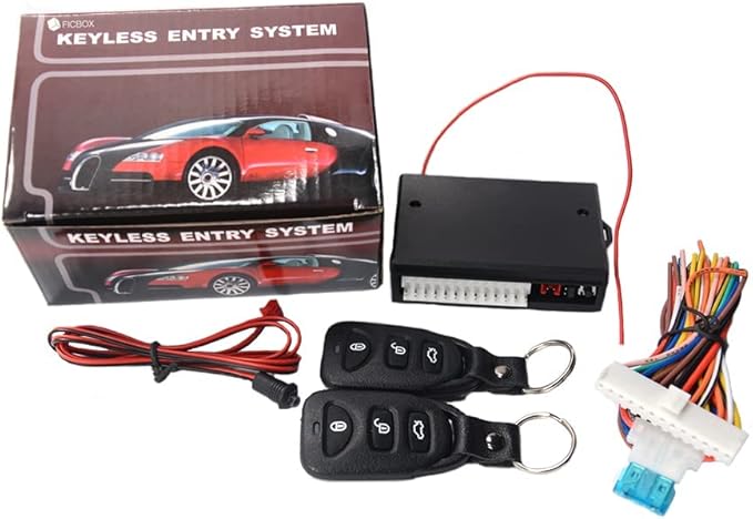 Universal Car Door Lock Vehicle Keyless Entry System Auto Remote Central Kit - Image 5