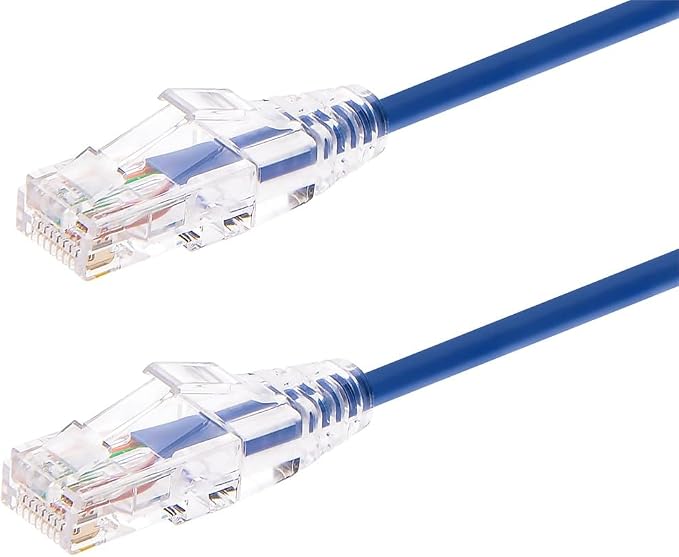 Monoprice Cat6 10ft Blue Component Level Patch Cable UTP 28AWG 550MHz Pure Bare by Monoprice