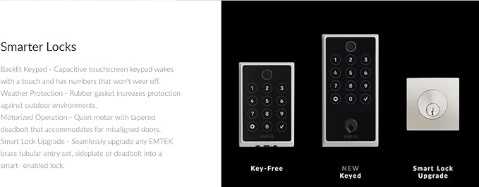 Emtek EMP21211US26 Empowered 2 Electronic Touchscreen/Fingerprint Key Free - Image 4