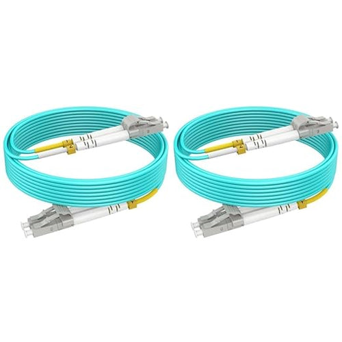 0.66ft/0.2m LC LC Multimode Fiber Patch Cables MMF, 50/125μm 10G/40G/100G LSZH by RamboCables