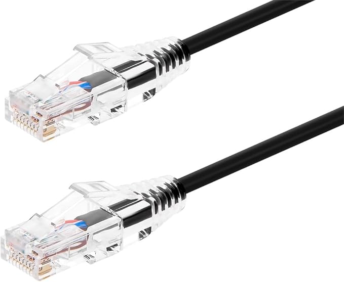 Monoprice Cat6 14ft Black Component Level Patch Cable UTP 28AWG 550MHz Pure by Monoprice