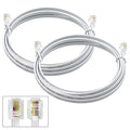 Phone Cable 6 Feet Telephone Line Cord by XANHAM
