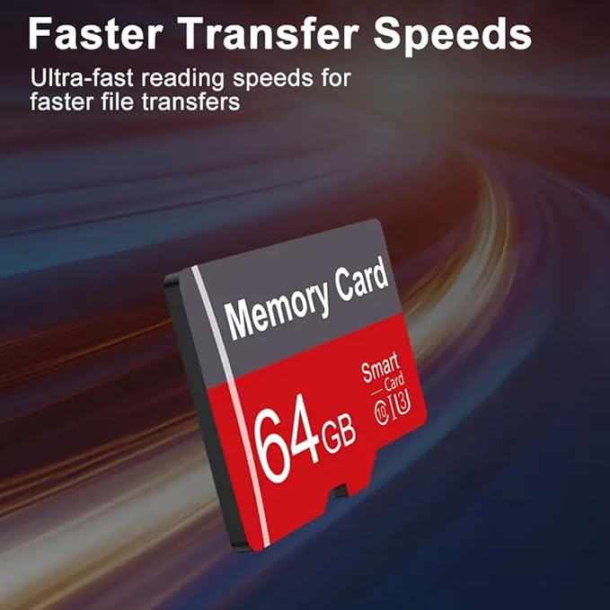 2 Pack Memory Card 64GB with Adapter, High Speed TF Card, UHS-I C10 A1 Memory - Image 6