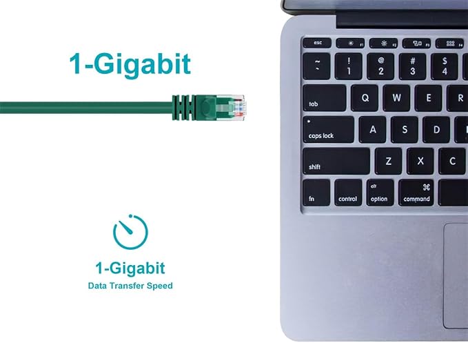 Monoprice 1FT 24AWG Cat5e 350MHz UTP Ethernet Bare Copper Network Cable - Image 5