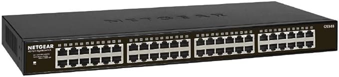 NETGEAR 48-Port Gigabit Ethernet Unmanaged Essentials Switch by NETGEAR