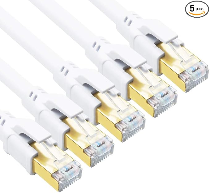 Yauhody CAT 8 Ethernet Cable, 6ft Ultra High Speed 40Gbps 2000MHz SFTP CAT8 by Yauhody