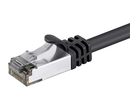 Monoprice Cat8 5ft Black Patch Cable Double Shielded 26AWG 2GHz 40G Pure Bare - Image 4