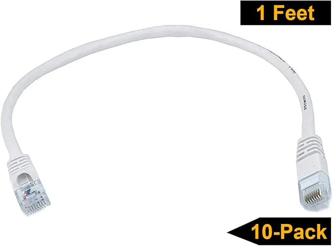 iMBAPrice 10' Cat5e Network Ethernet Patch Cable, 10 Pack - Image 2