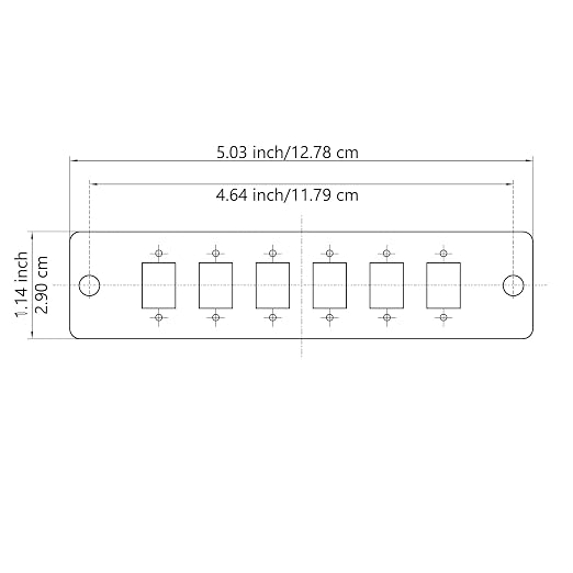 6 Simplex SC/OM3 Fiber Patch Panel - Image 7