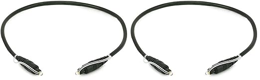 Monoprice 1.5ft Optical Toslink 5.0mm OD Audio Cable by Monoprice