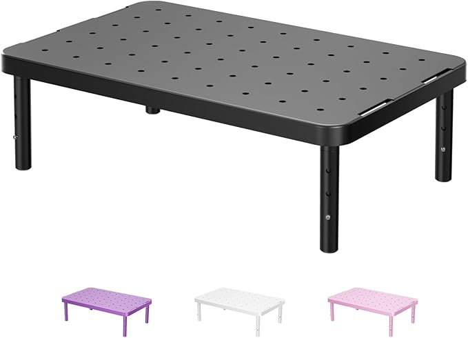 WALI Computer Monitor Stand for Desk, Adjustable Laptop Riser, Desk Monitor by WALI
