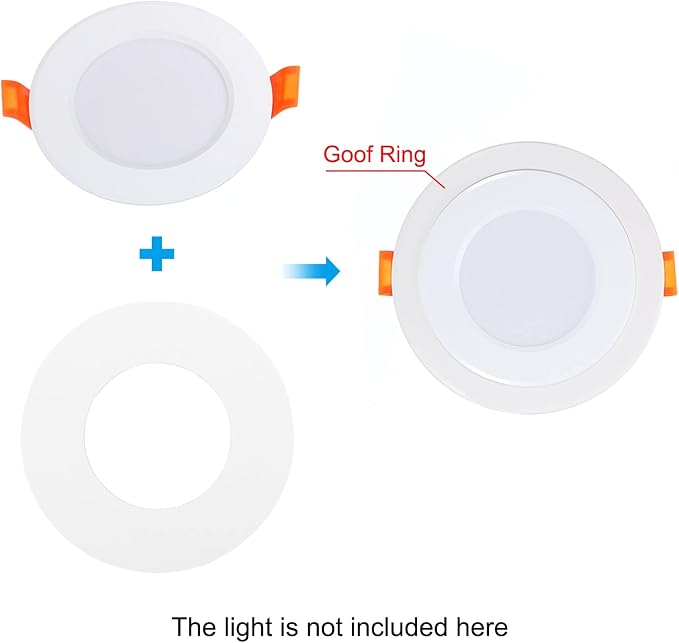 PATIKIL 4.5" ID 6.3" OD Light Trim Ring - Image 6