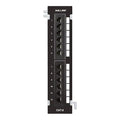 iwillink 12-Port Mini Vertical Cat6 Patch Panel, 10Gbps Network Panel by IWILLINK