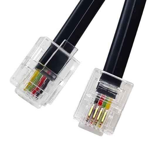 Phone Cable 25 Feet Long Telephone Line Cord by XANHAM