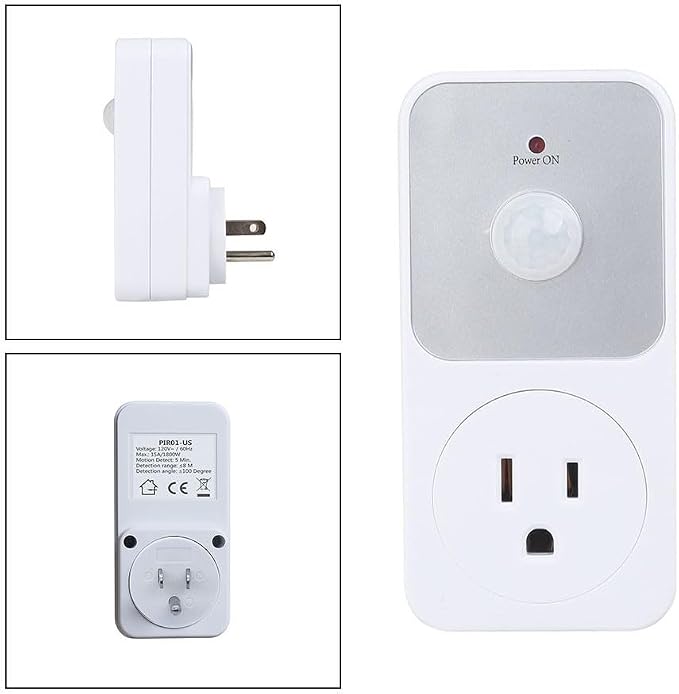 Advanced PIR Sensor Power Socket Switch 110V - Image 3
